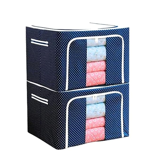 Foldable Steel Frame Fabric Storage Bag